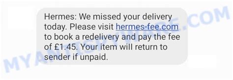 hermes scam|Hermes scam redelivery.